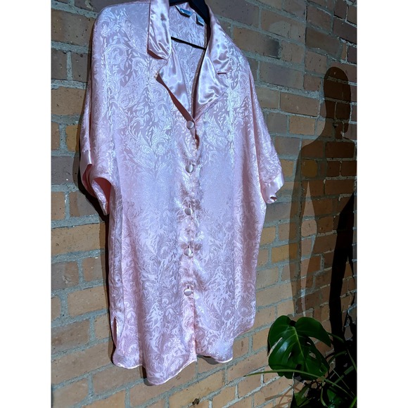 Pink Floral Silk Top - Picture 4 of 4